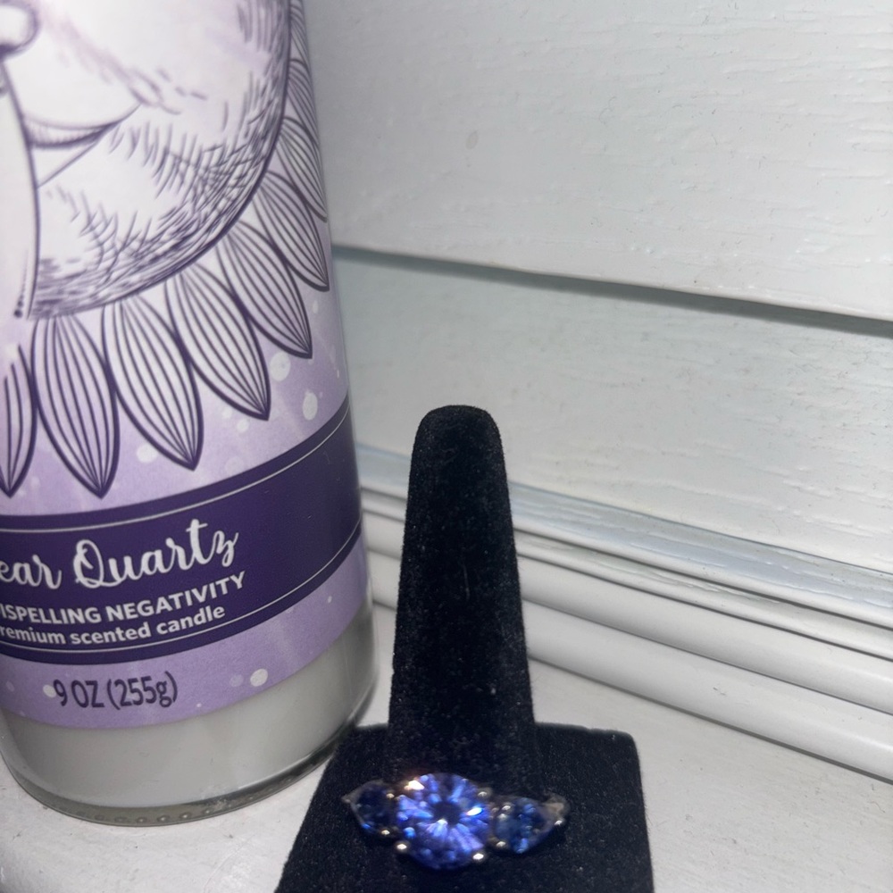 Elegant Blue Stone Ring